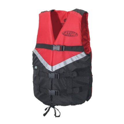 Colete Flutuante Canoa 2.0 Vermelho De 10kg A 100kg